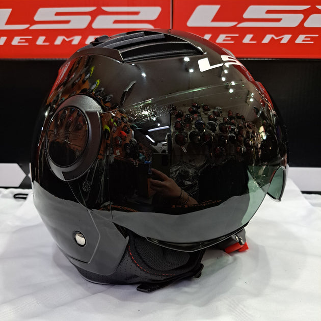 Visiera ad occhiale Black Nera Fumé Casco LS2 Airflow OF562/Sphere Lux  OF558 – La Lambretta Moto