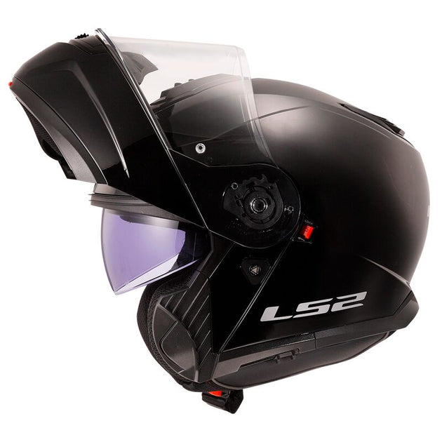 Casco Modulare LS2 STROBE FF325 SOLID - Matt Titanium (Titanio Opaco) -  Doppia visiera – La Lambretta Moto