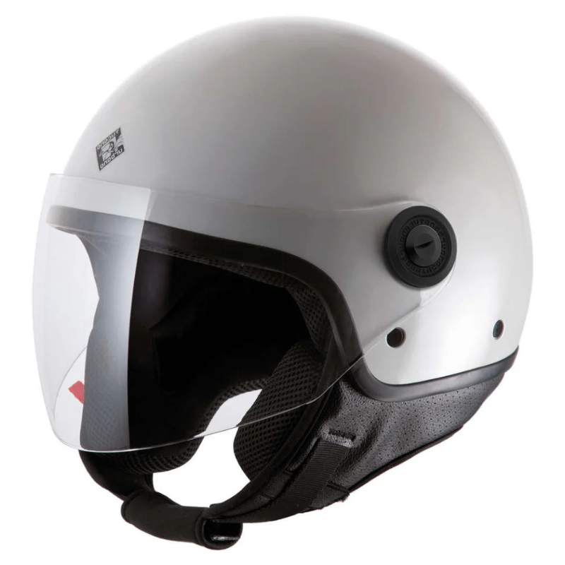 Casco Demi-Jet Tucano Urbano - El 'Jettin 6.0 - Bianco Ghiaccio Lucido