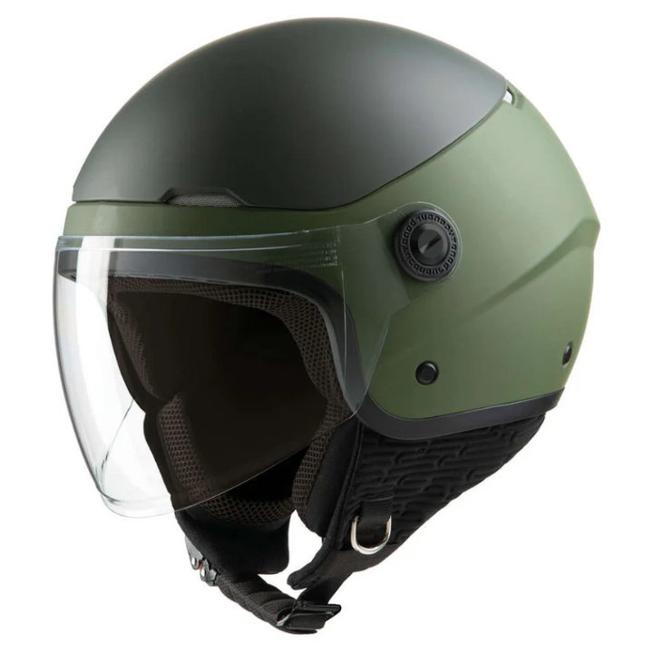 Casco Demi-Jet Tucano Urbano - El 'Pop - Verde Airborne Opaco