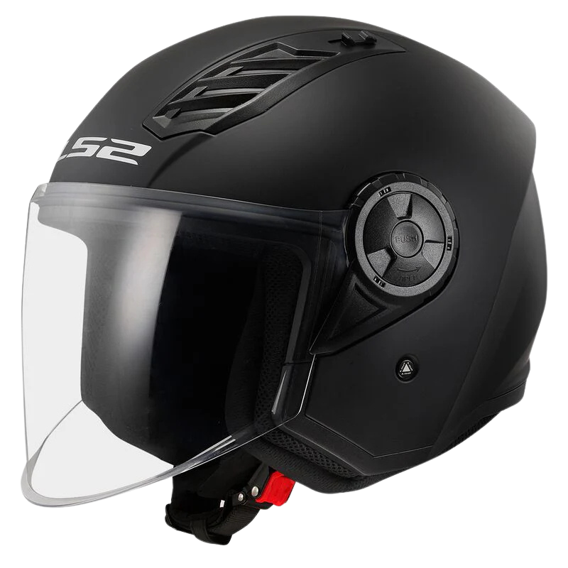 Casco Jet LS2 Airflow II - Nero Opaco