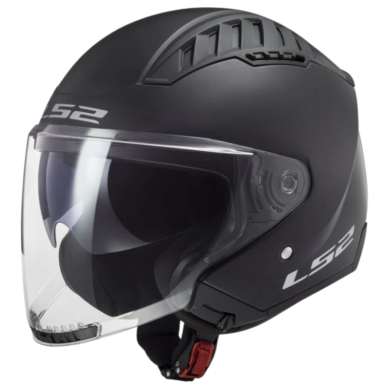 Casco Jet LS2 Copter II - Nero Opaco