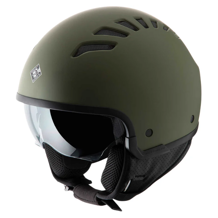 Casco Demi-Jet Tucano Urbano - El 'Fresh - Verde Airborne Opaco