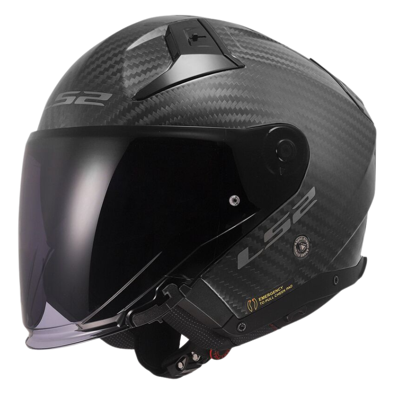 Casco Jet LS2 Infinity II - Carbon