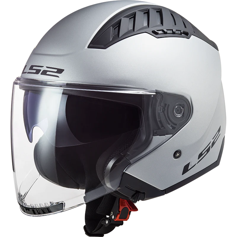 Casco Jet LS2 Copter II - Silver Opaco