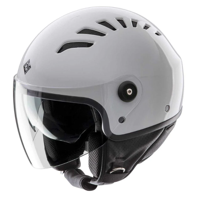 Casco Demi-Jet Tucano Urbano - El 'Top - Bianco Ghiaccio Lucido