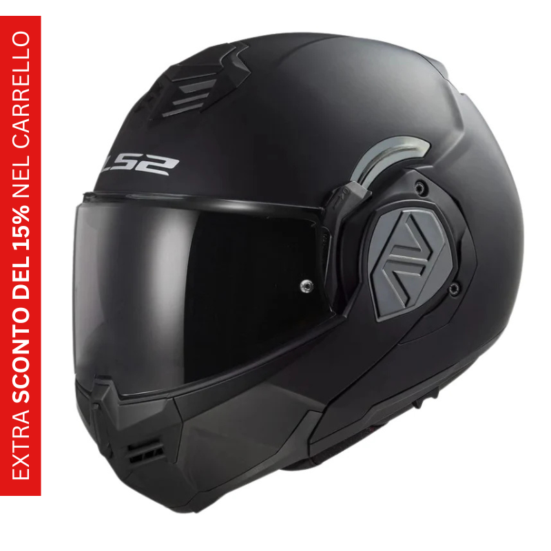 Casco Modulare LS2 Advant - Nero Opaco