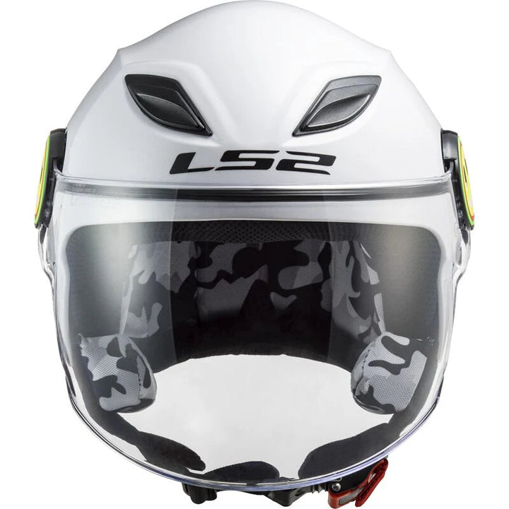 Casco Kid Jet LS2 Funny - Bianco Lucido