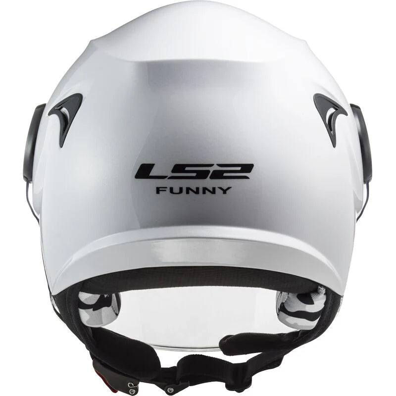 Casco Kid Jet LS2 Funny - Bianco Lucido