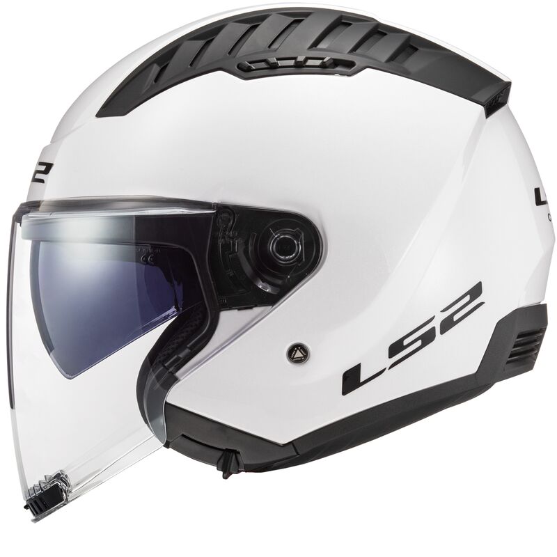 Casco Jet LS2 Copter II - Bianco Lucido