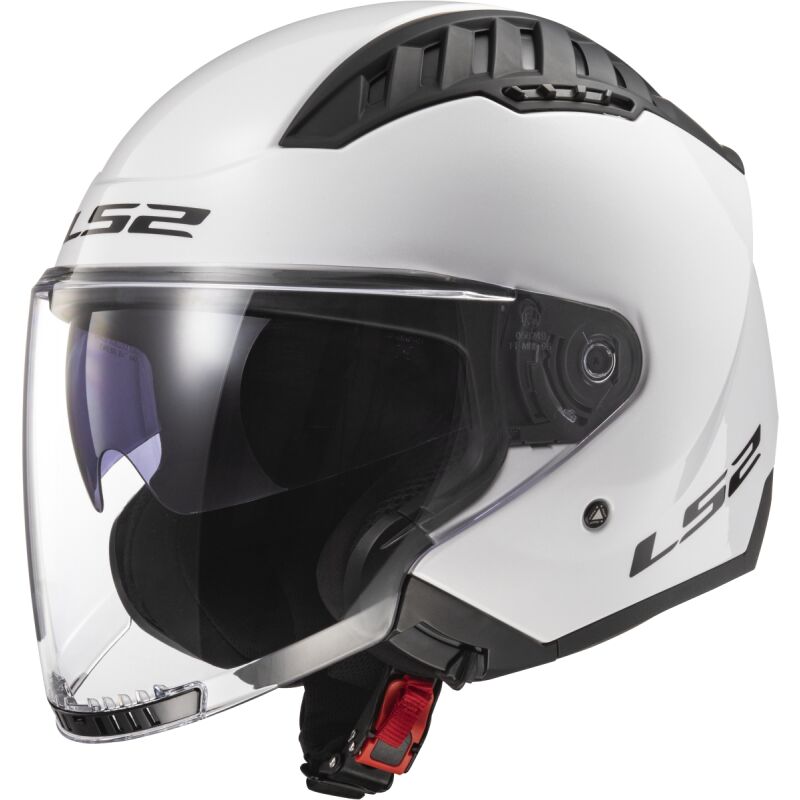 Casco Jet LS2 Copter II - Bianco Lucido