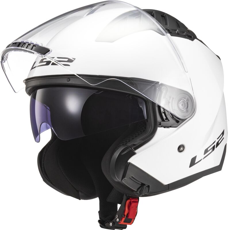 Casco Jet LS2 Copter II - Bianco Lucido