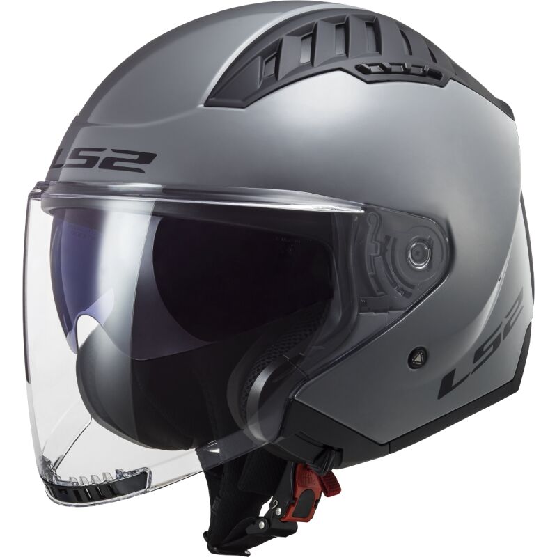 Casco Jet LS2 Copter II - Grigio Nardo Lucido