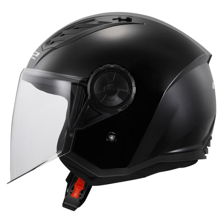 Casco Jet LS2 Airflow II - Nero Lucido