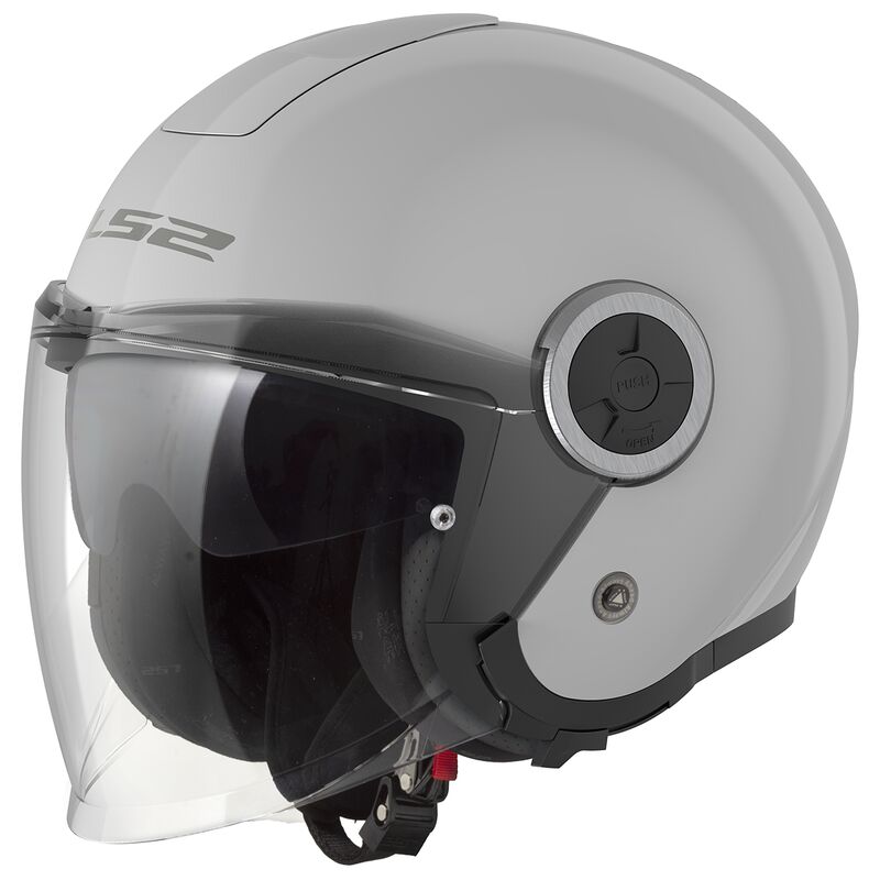 Casco Jet LS2 Classy II - Pearl Grey