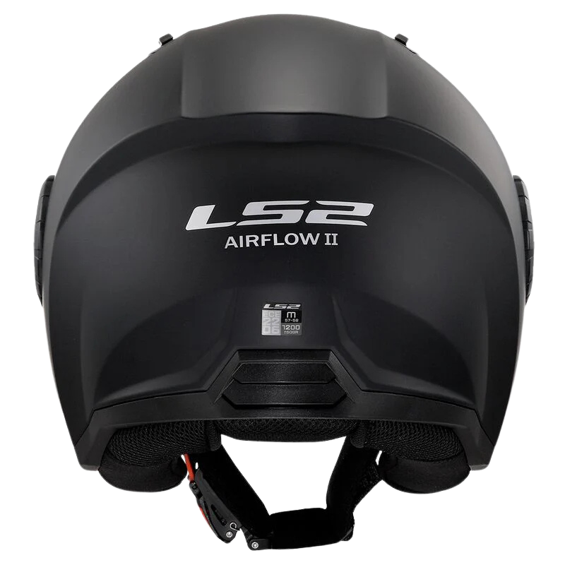 Casco Jet LS2 Airflow II - Nero Opaco