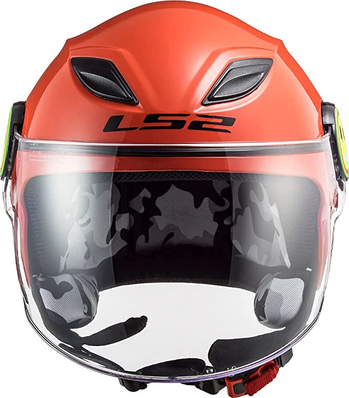 Casco Kid Jet LS2 Funny - Rosso Lucido