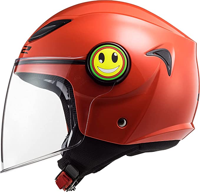 Casco Kid Jet LS2 Funny - Rosso Lucido