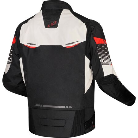 Giubbotto Moto Tecnico Sportivo LS2 Apex Man Nero-Bianco-Rosso