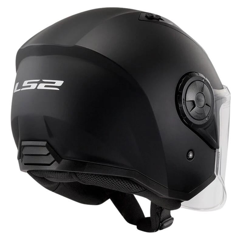 Casco Jet LS2 Airflow II - Nero Opaco