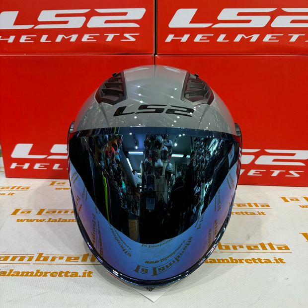 NEW* LS2 AIRFLOW II - VISIERA IRIDIUM BLU – La Lambretta Moto