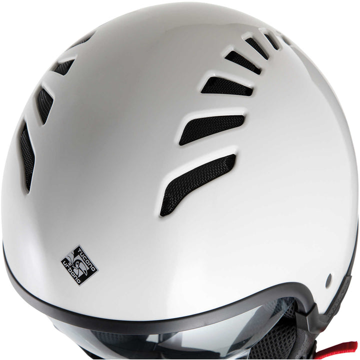 Casco Demi-Jet Tucano Urbano - El 'Fresh - Bianco Lucido