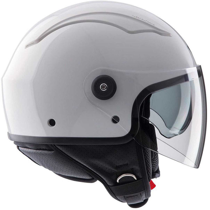 Casco Jet Tucano Urbano - El 'Top - Bianco Ghiaccio Lucido