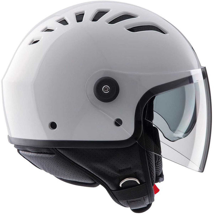 Casco Jet Tucano Urbano - El 'Top - Bianco Ghiaccio Lucido