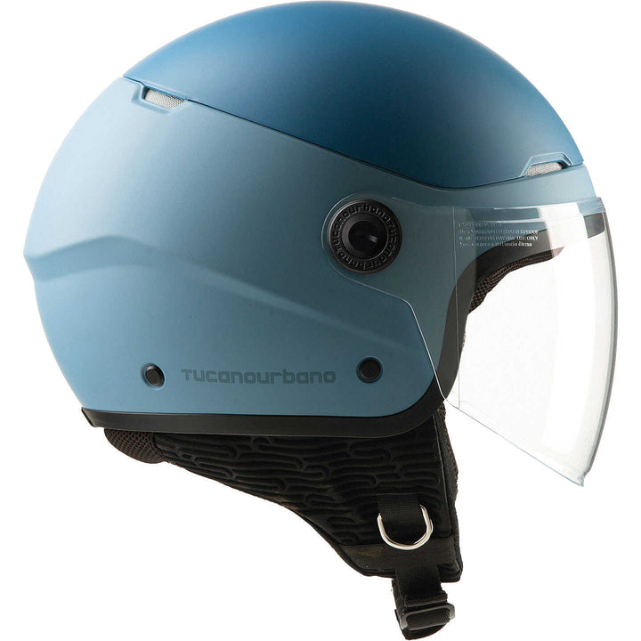 Casco Demi-Jet Tucano Urbano - El 'Pop - Denim Opaco