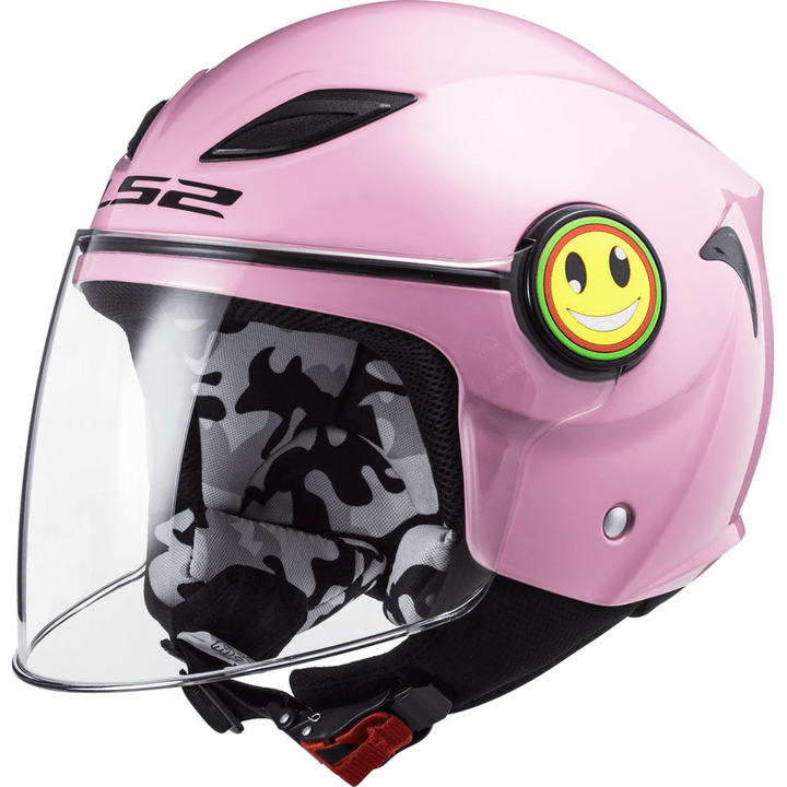 Casco Kid Jet LS2 Funny - Rosa Lucido