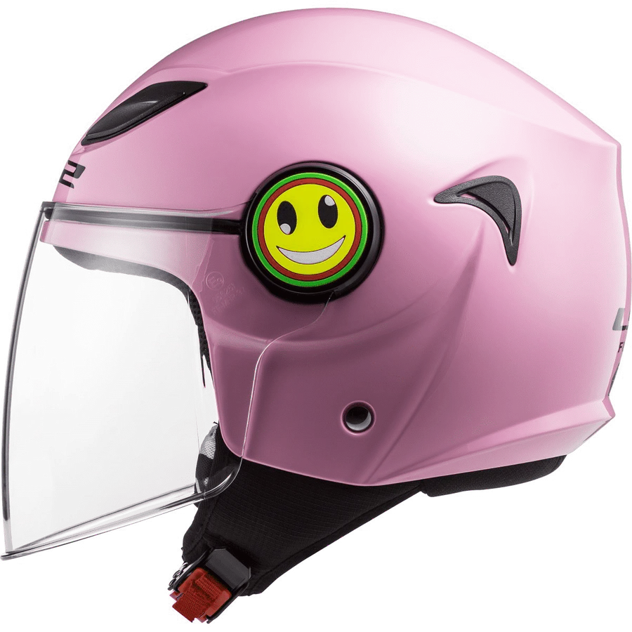 Casco Kid Jet LS2 Funny - Rosa Lucido