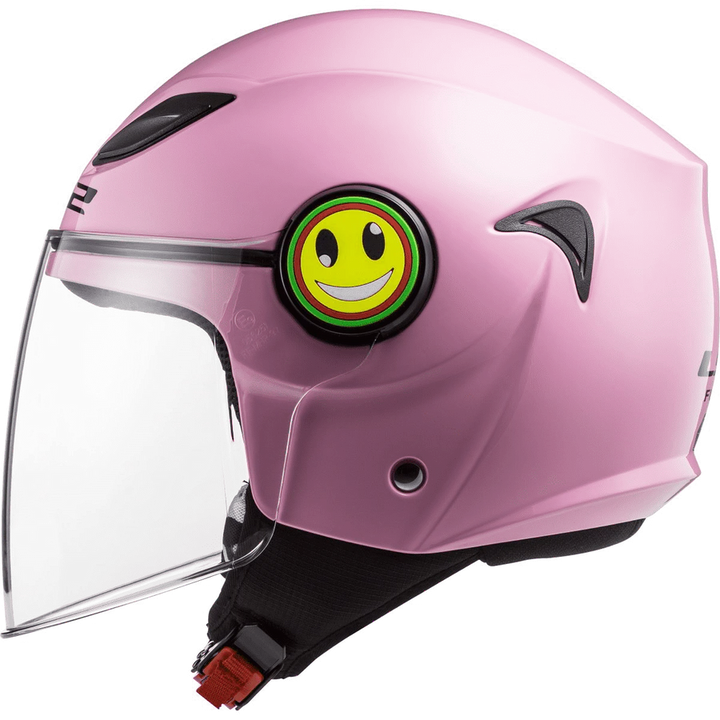 Casco Kid Jet LS2 Funny - Rosa Lucido