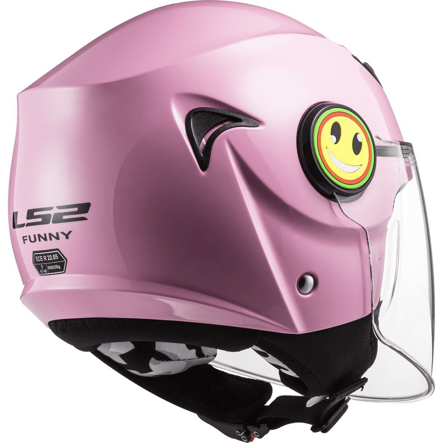 Casco Kid Jet LS2 Funny - Rosa Lucido