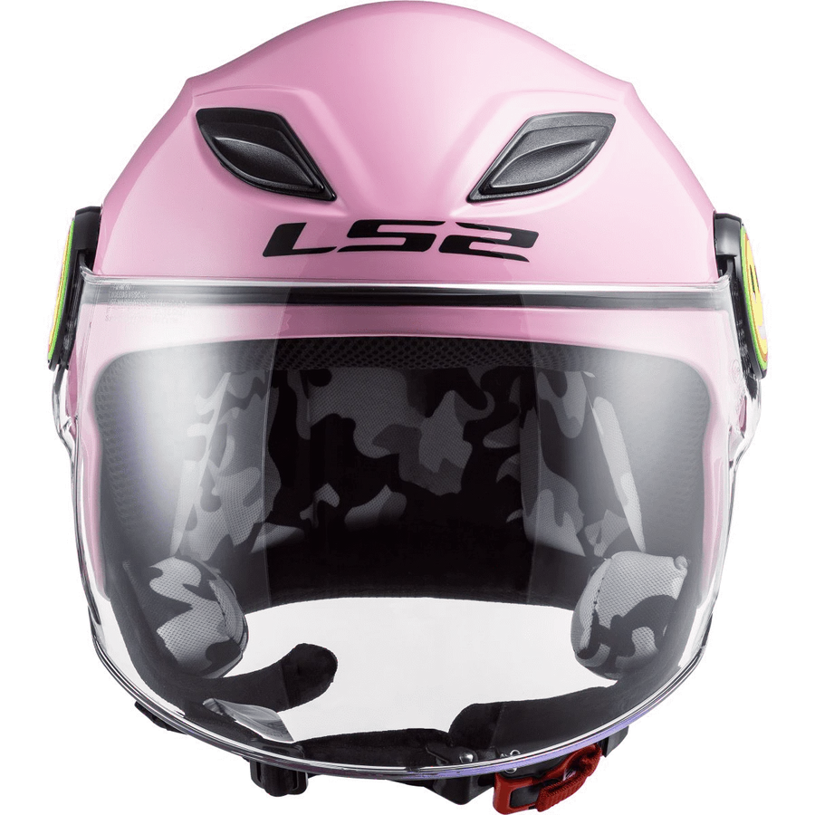 Casco Kid Jet LS2 Funny - Rosa Lucido